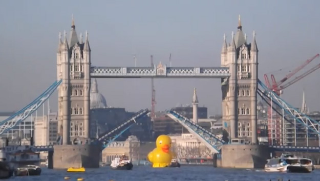 pato amarillo gigante londres