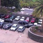 Tetris en el parking de la Universidad