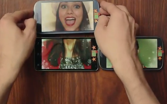 Impresionante videoclip navideño hecho con smartphones