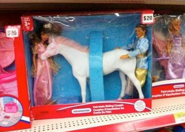 Barbie, Ken y su caballo