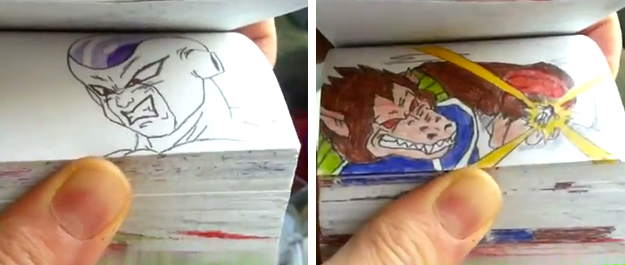 Flipbook de Dragon Ball Z: Bardock vs Freezer