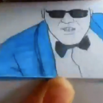 Impresionante flipbook del Gangnam Style de PSY