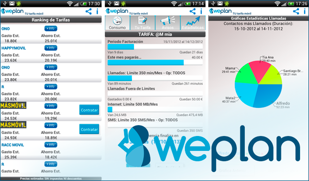 Weplan: Ahorra en las facturas de tu teléfono móvil mes a mes