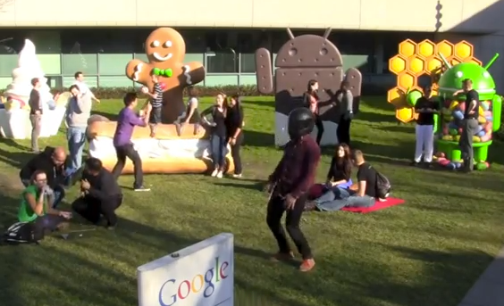 Harlem Shake de los trabajadores de Facebook y Google