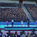 Impresionante actuación en un colegio