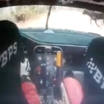 El piloto Iván Ares logra esquivar a una vaca a 160 km/h en el Rally Serra da Groba 2013
