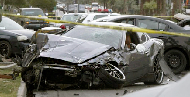 El rapero Kenny Clutch tiroteado en su Maserati GranTurismo en Las Vegas