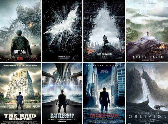En Hollywood se basan en 18 tipos de carteles para sus películas