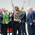 FEMEN se desnuda ante Vladimir Putin y Angela Merkel