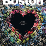 Las zapatillas de los corredores del maratón de Boston crean un emotivo homenaje