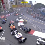 Accidente múltiple en la salida de la carrera de GP2 en Mónaco