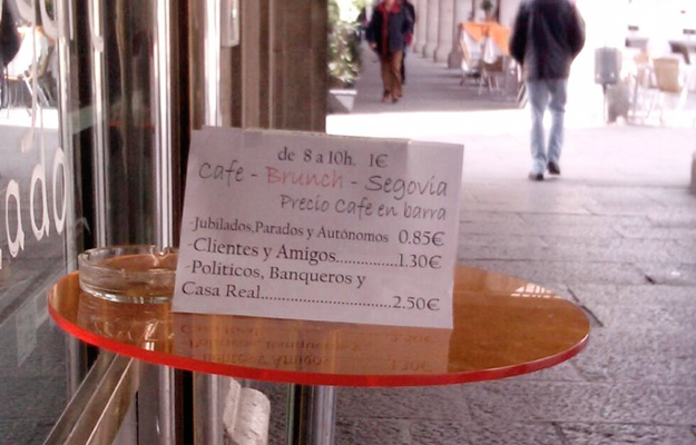 Un bar de Segovia con precios adaptados al nivel económico de los clientes