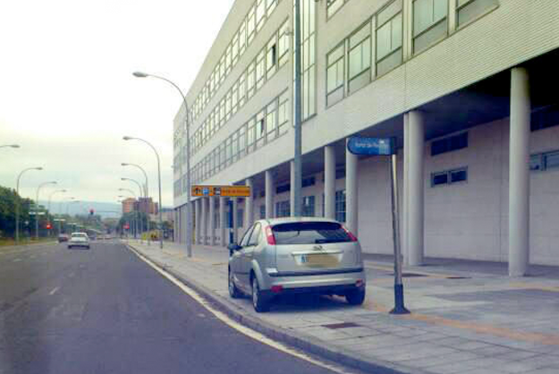 Radar móvil Policia Local Vitoria-Gasteiz Ford Focus gris