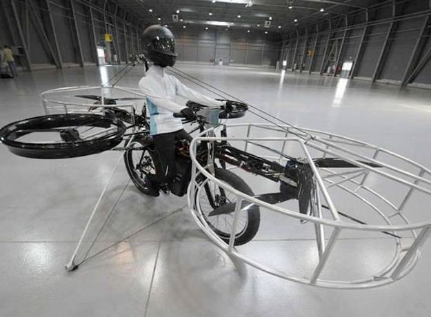 Presentan una bicicleta que puede despegar, mantenerse en el aire y aterrizar sin problemas