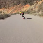 Descenso en Longboard a 105 km/h