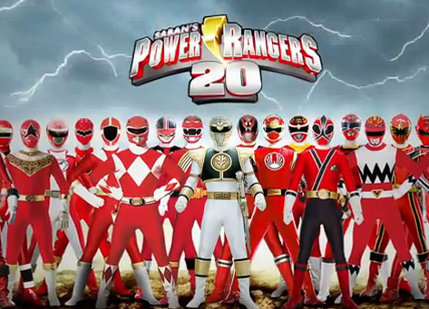 Los 20 años de los Power Rangers en un minuto y medio