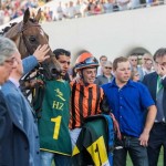 Achtung, un caballo que ganó la carrera del Gran Premio de Madrid cinco horas después de que su preparador muriera de leucemia