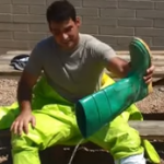 Esto es lo que ocurre cuando estás 3 horas dentro de un traje que te protege de 110º de temperatura