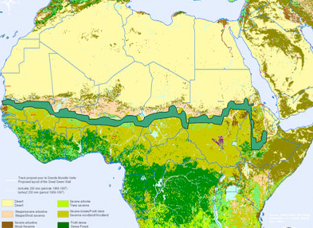 Empieza la construcción de la Gran Muralla Verde de África