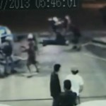Pelea entre luchadores de MMA y un grupo de pandilleros en una gasolinera
