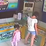 Una niña roba un iPad en una tienda