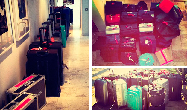 ¿Quién lleva 20 maletas para un fin de semana en Ibiza?. Sólo podría ser ella