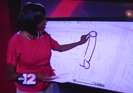 Una presentadora dibuja un pene en directo mientras informa sobre el tráfico