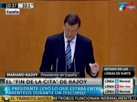 El ''Fin de la cita'' de Rajoy, descojone internacional