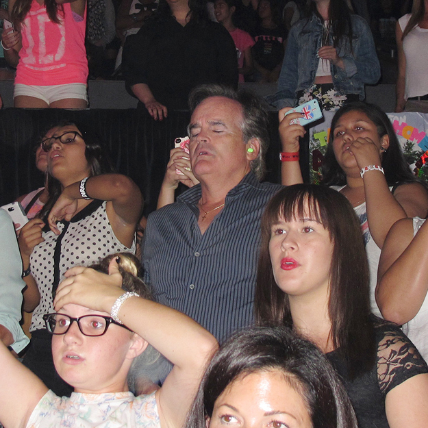 Padres en un concierto de One Direction