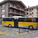 Parada de autobús giratoria en Elantxobe, Vizcaya