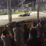 La función Slow-motion de la cámara del iPhone 5S en acción en el GP de Singapur 2013