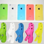 El iPhone 5c esta diseñado para que lo combines con tus Crocs