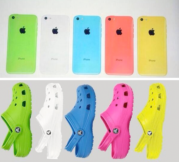 El iPhone 5c esta diseñado para que lo combines con tus Crocs