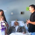 Niña de 10 años 'se casa' junto a su padre que se está muriendo debido a una enfermedad pulmonar