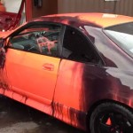 Pinta su Nissan Skyline R33 con pintura sensible al calor