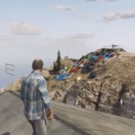 Explotando un centenar de coches a la vez en GTA V (vídeo)