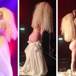 Lady Gaga se desnuda en un concierto en Londres (vídeo)