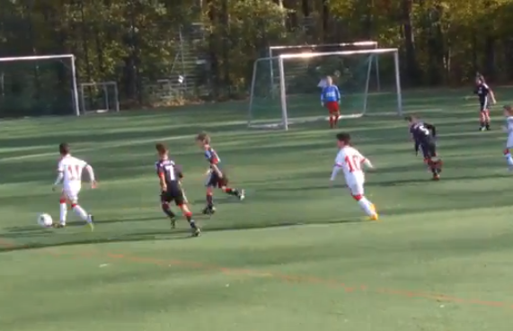 Impresionante gol en el fútbol infantil, Alemania