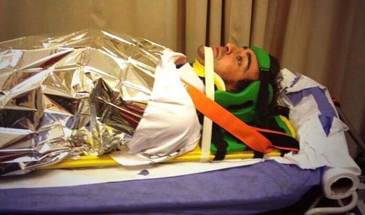 Fernando Alonso inmovilizado en el hospital de Abu Dhabi