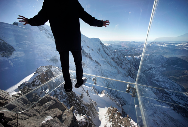 Chamonix Skywalk, estructura de cristal sobre los alpes franceses