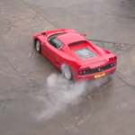 Ferrari F50 haciendo 'ballet' a cámara lenta. Impresionante