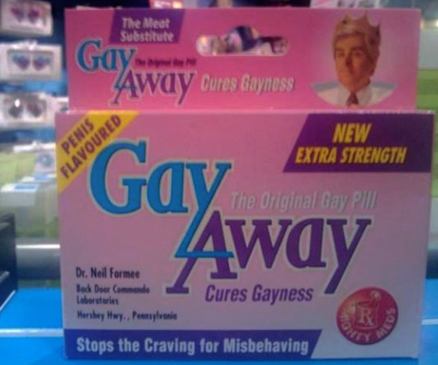 Retiran unas pastillas con sabor a pene que prometían curar la homosexualidad
