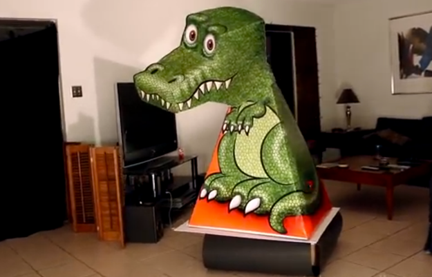 Ilusión óptica: El T-Rex que te sigue con la mirada