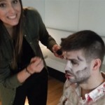 Una fan convierte en zombie a Gerard Piqué