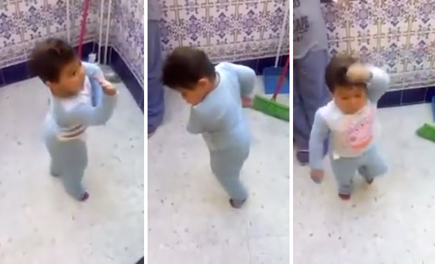 Bebé gitano bailando y cantando por bulerías (Vídeo)