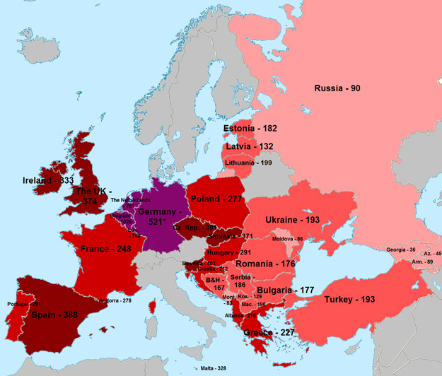 Cuántas cervezas te puedes tomar en Europa con el sueldo mínimo de cada país