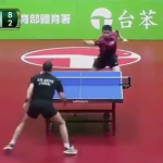 Probablemente el partido de ping pong más divertido que hayas visto