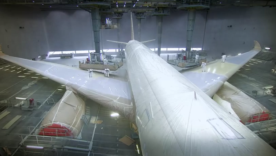 Así es como pintan un Airbus A350 XWB