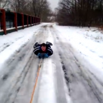 Así juegan con la nieve en Polonia