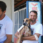 Wilson Martins, el hombre que salvó al pit bull, salva a un perro que estaba siendo comido vivo por los bichos